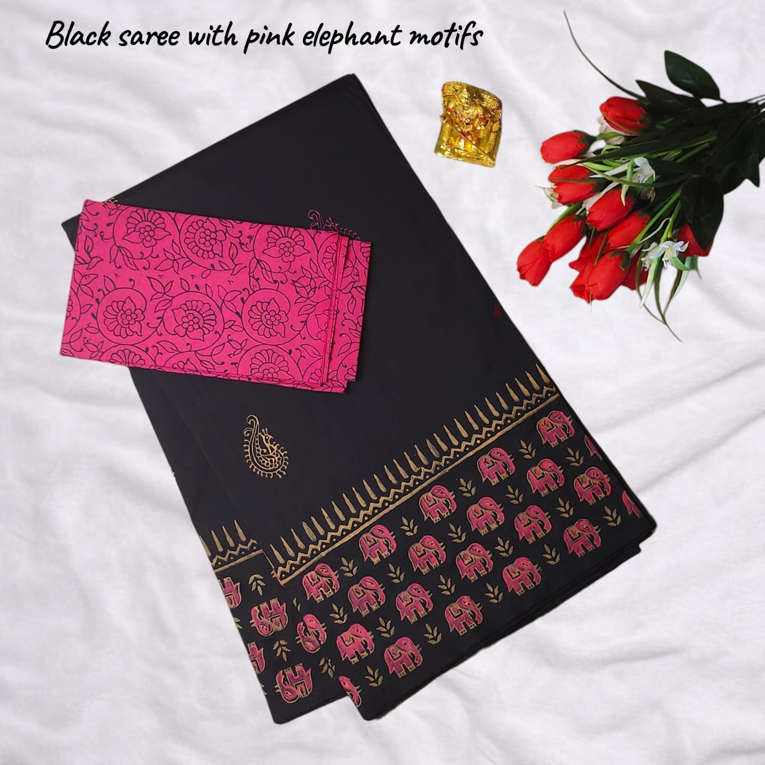 premium designer silky south cotton sarees* curated with unique designs. - Image 11