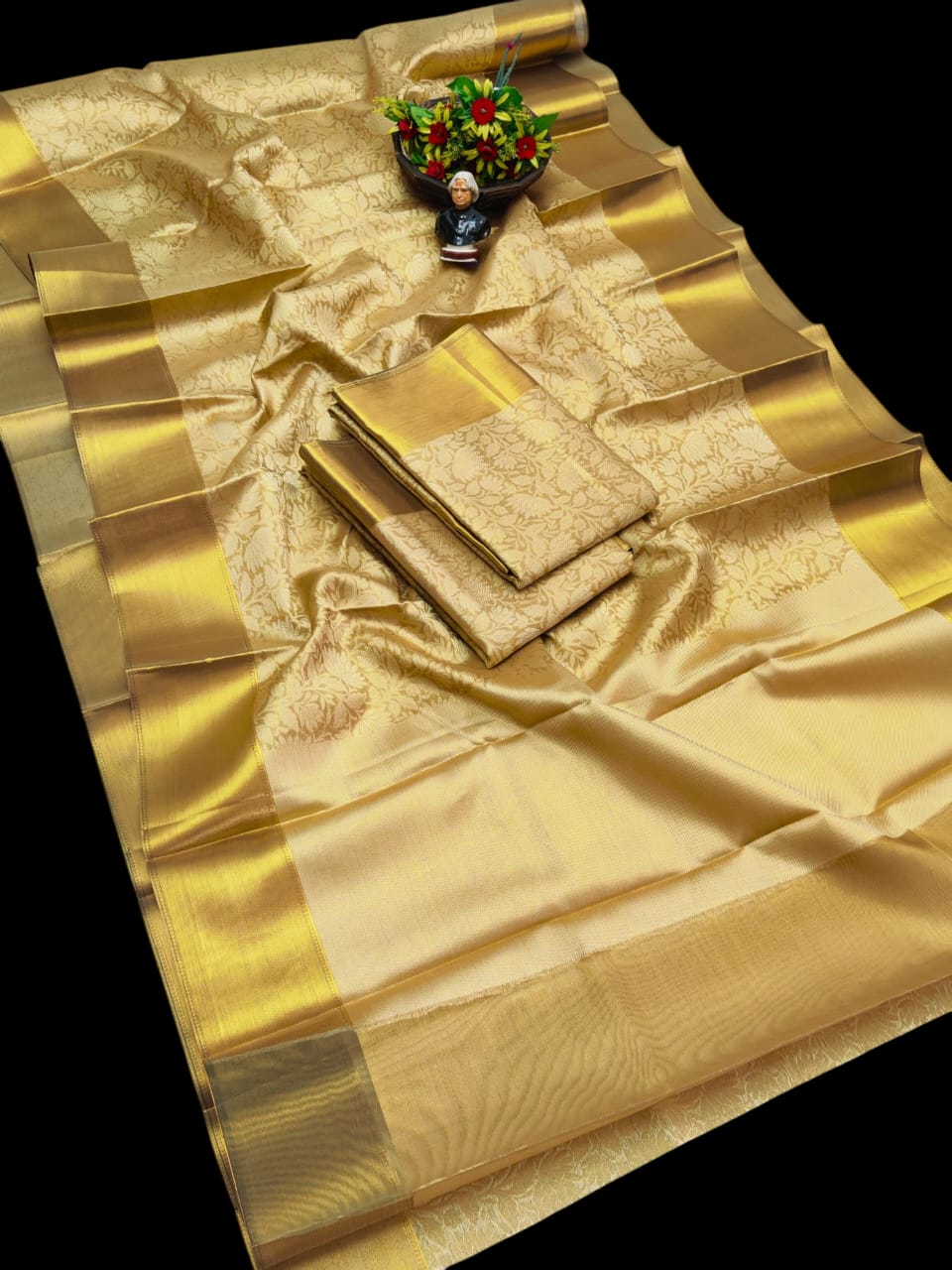 GOLDEN COLOUR SAREES - Image 2