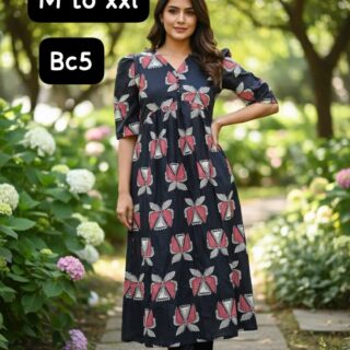 Premium quality KALAMKARI COTTON UMBRELLA Top with matching pants