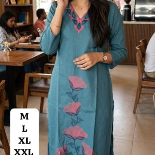 Classic Embro Kurti Set