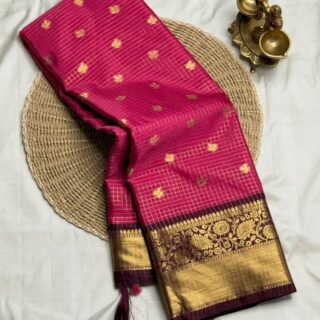 soft semi-silk Kanchi sarees