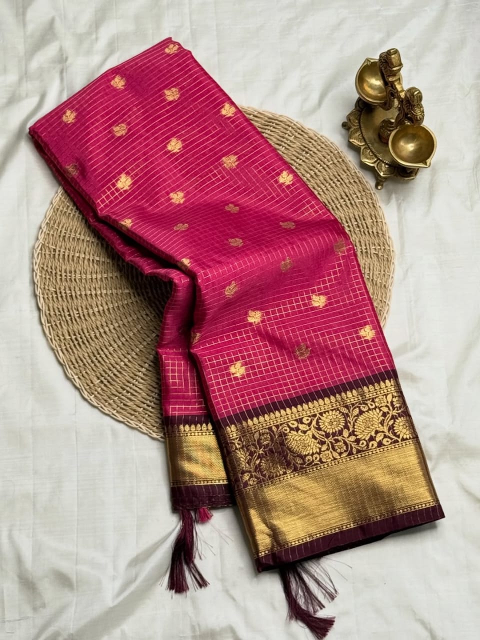 soft semi-silk Kanchi sarees