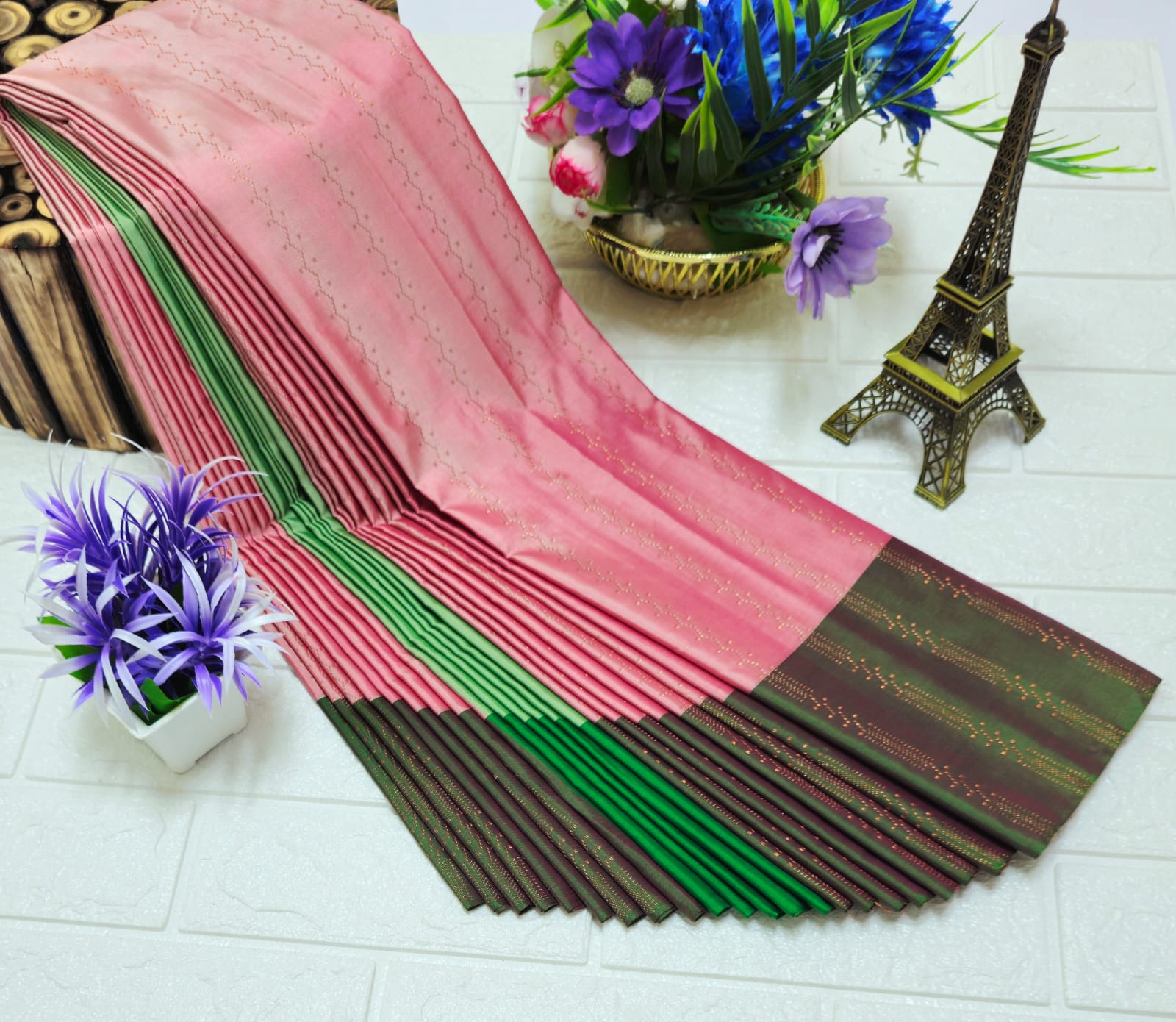 GRAND SOFT SILK WEDDING AND PARTY WEAR SILK SAREES - Image 6