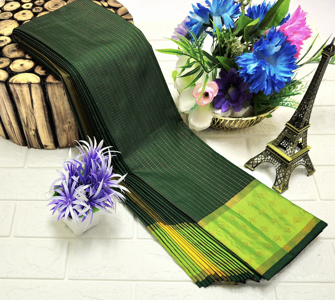 GRAND SOFT SILK WEDDING AND PARTY WEAR SILK SAREES - Image 5