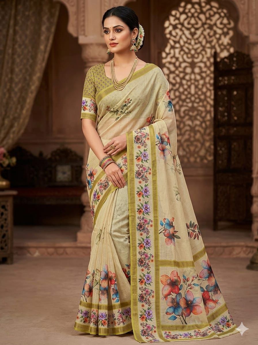 FANCY KOTA COTTON SAREES - Image 4