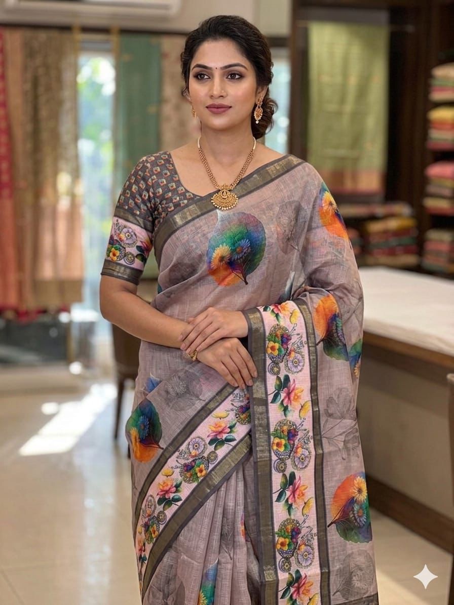 FANCY KOTA COTTON SAREES - Image 3