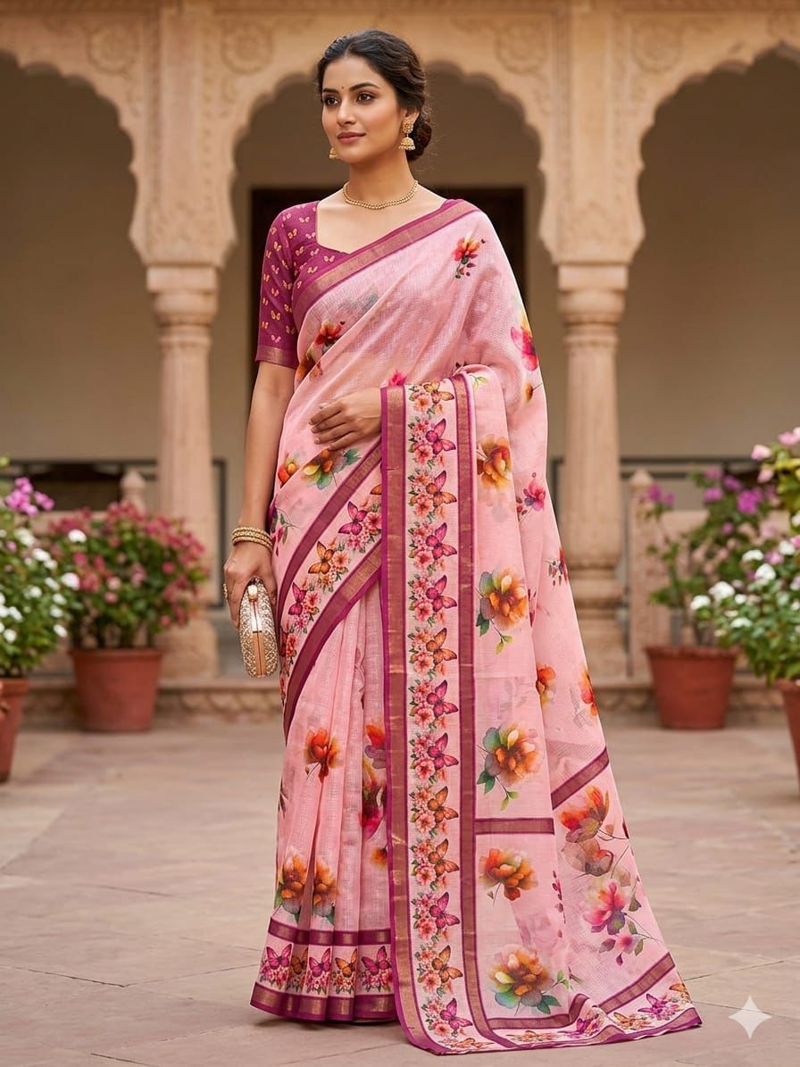 FANCY KOTA COTTON SAREES - Image 2