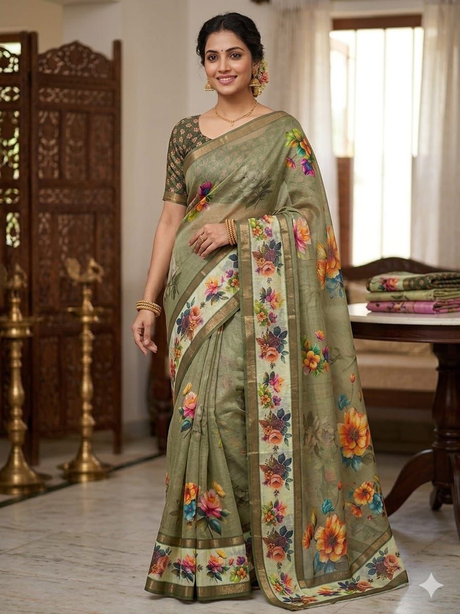 FANCY KOTA COTTON SAREES-2 - Image 7