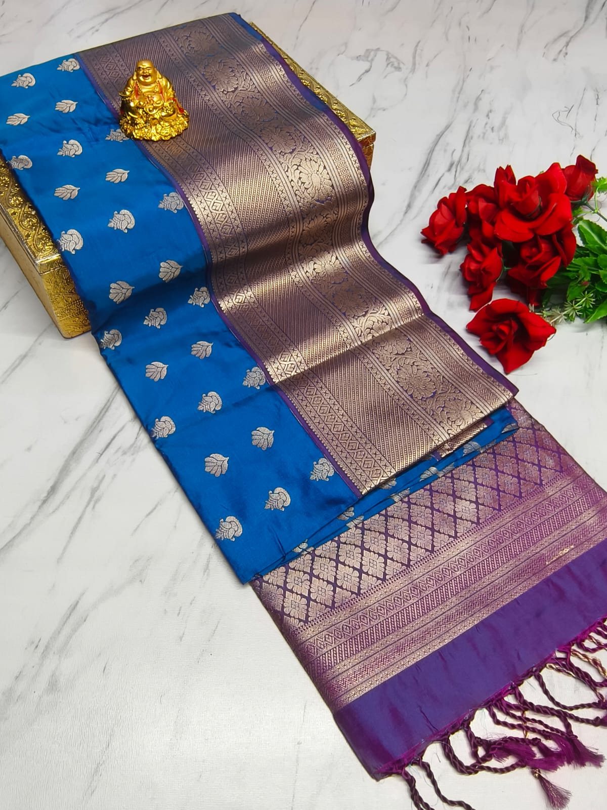 LUXURY SILKY SAREES - Image 6