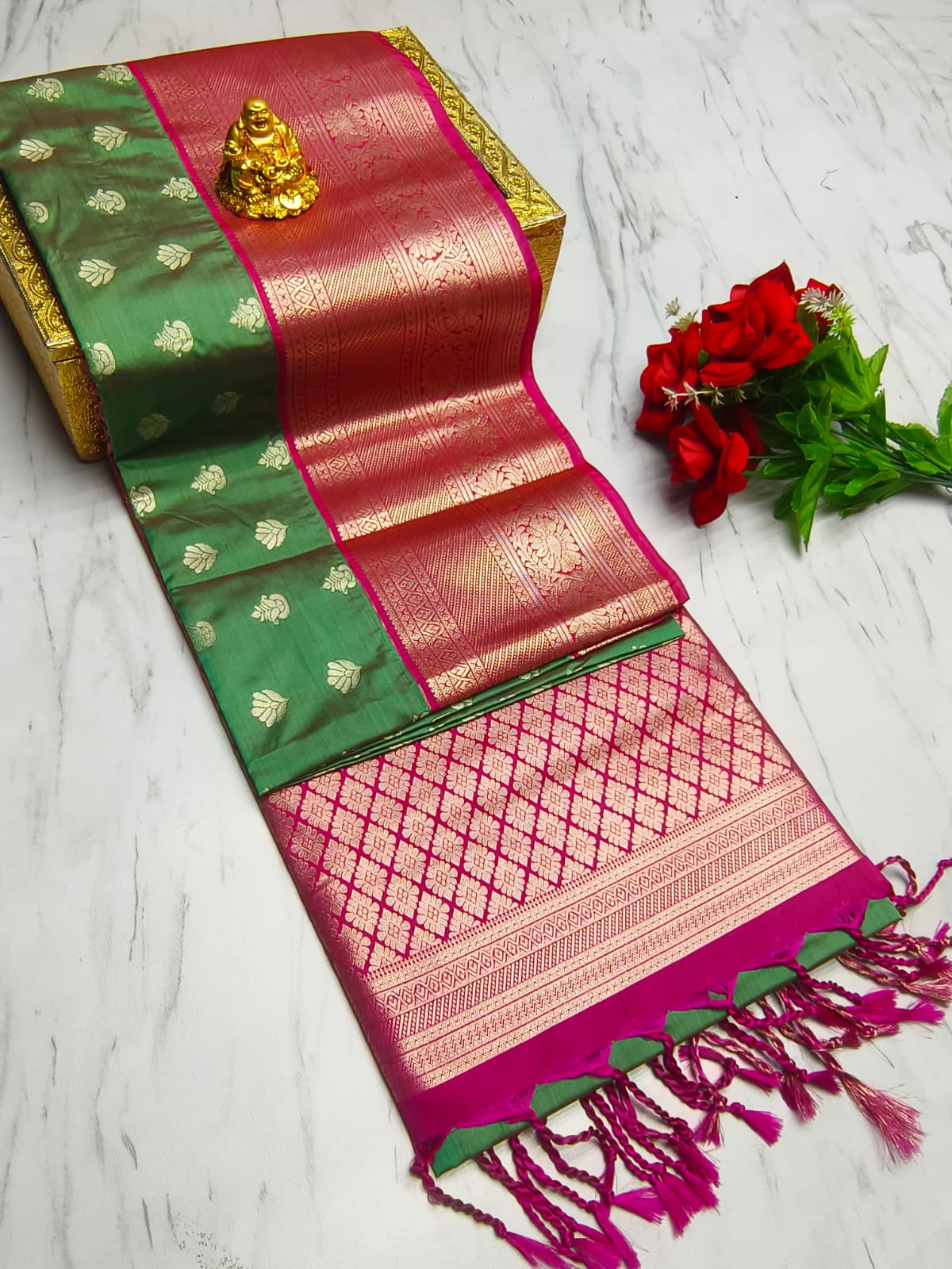 LUXURY SILKY SAREES - Image 5