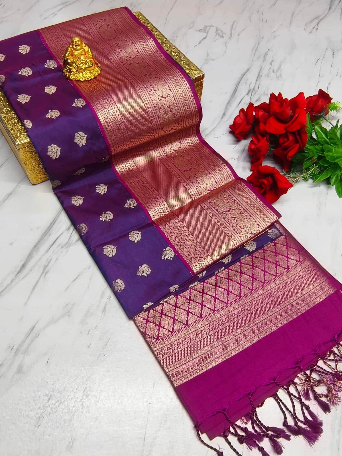 LUXURY SILKY SAREES - Image 4