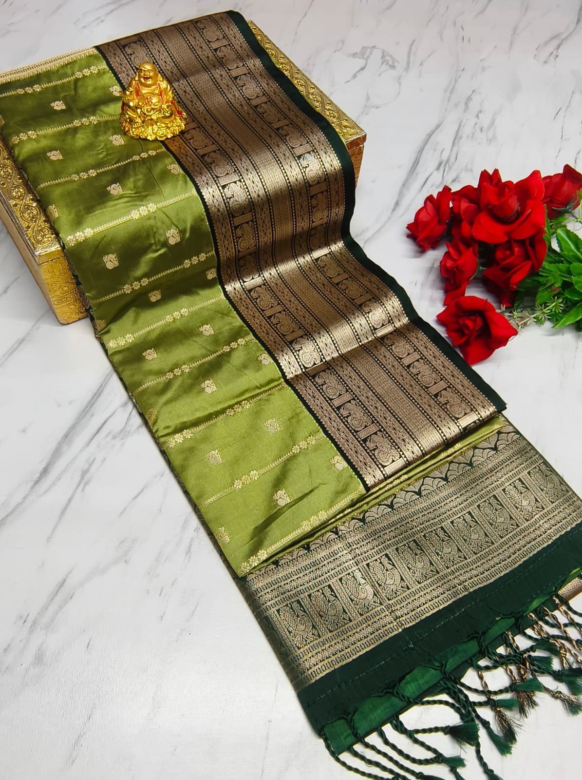 LUXURY SILKY SAREES-4 - Image 2