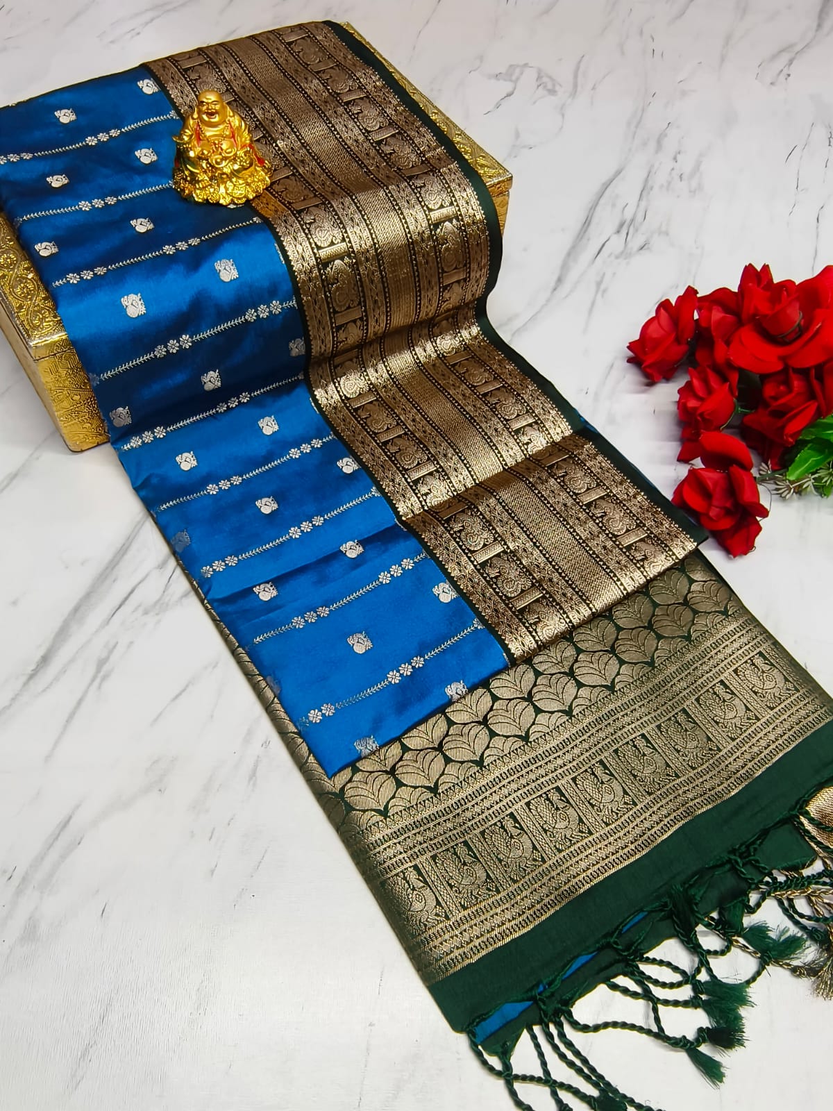 LUXURY SILKY SAREES-4 - Image 4