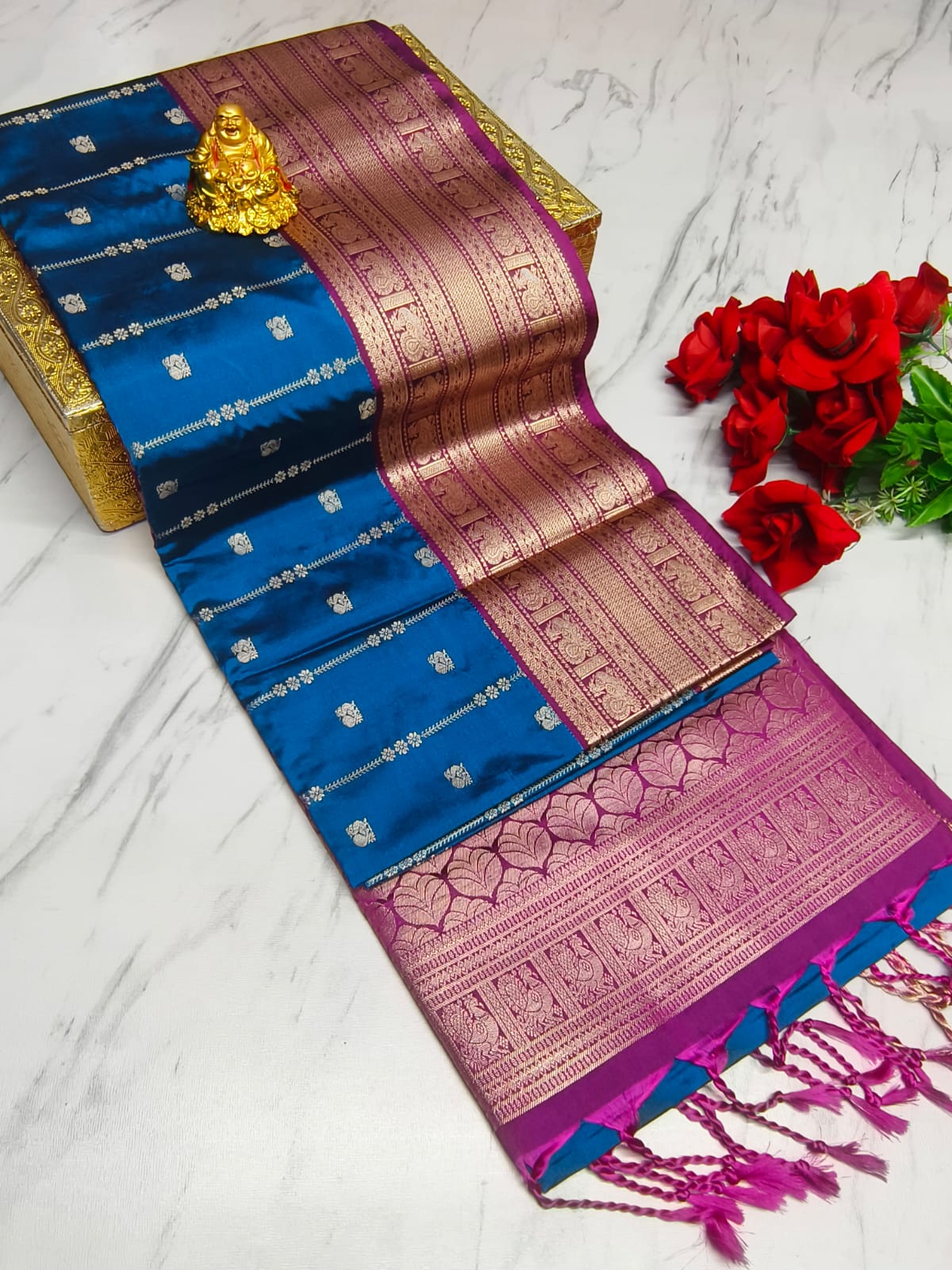 LUXURY SILKY SAREES-4 - Image 3
