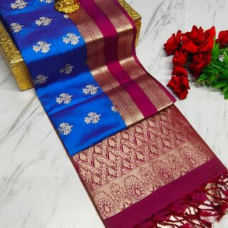 LUXURY SILKY SAREES-4