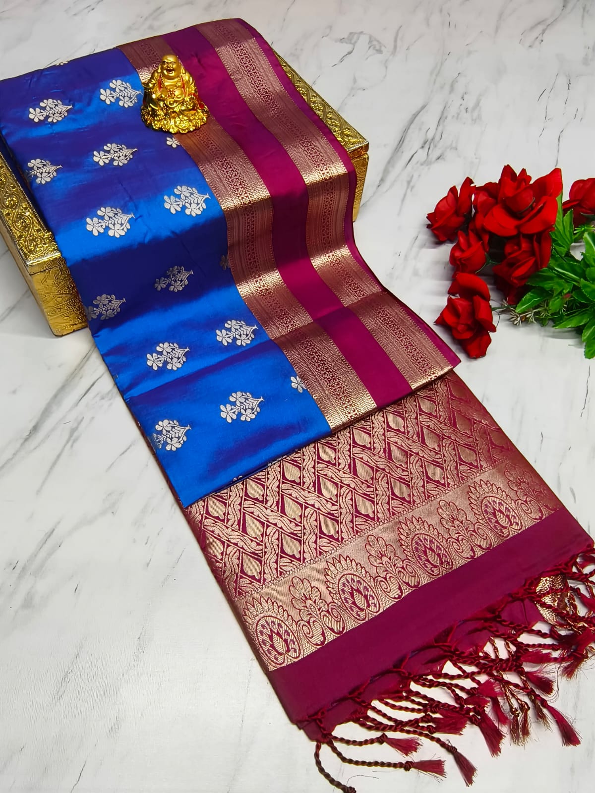 LUXURY SILKY SAREES-4