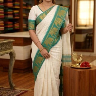 CHECKED SILK SAREES