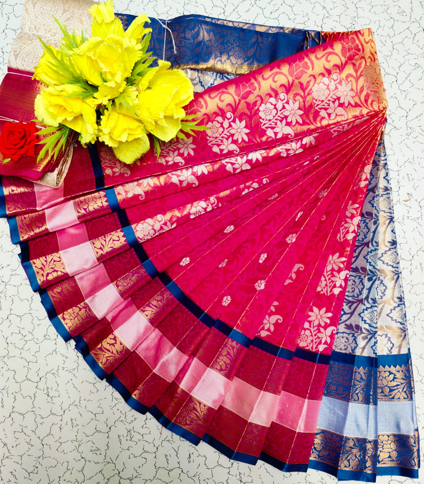 SPECIAL TISSUE WEDDING SILK SAREES - Image 4
