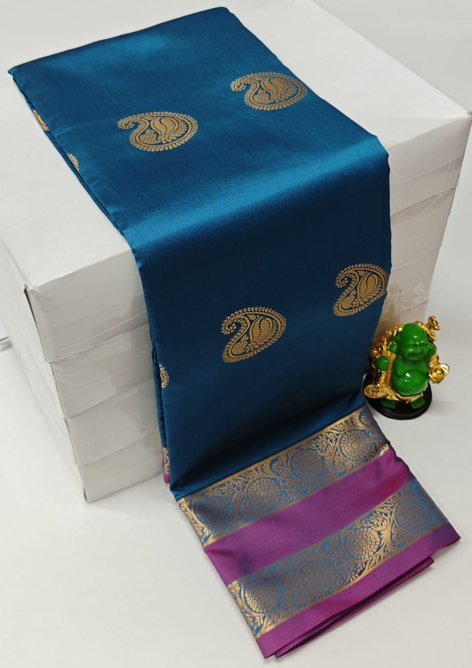 PREMIUM KANCHI SOFT SILK SAREES-2 - Image 4
