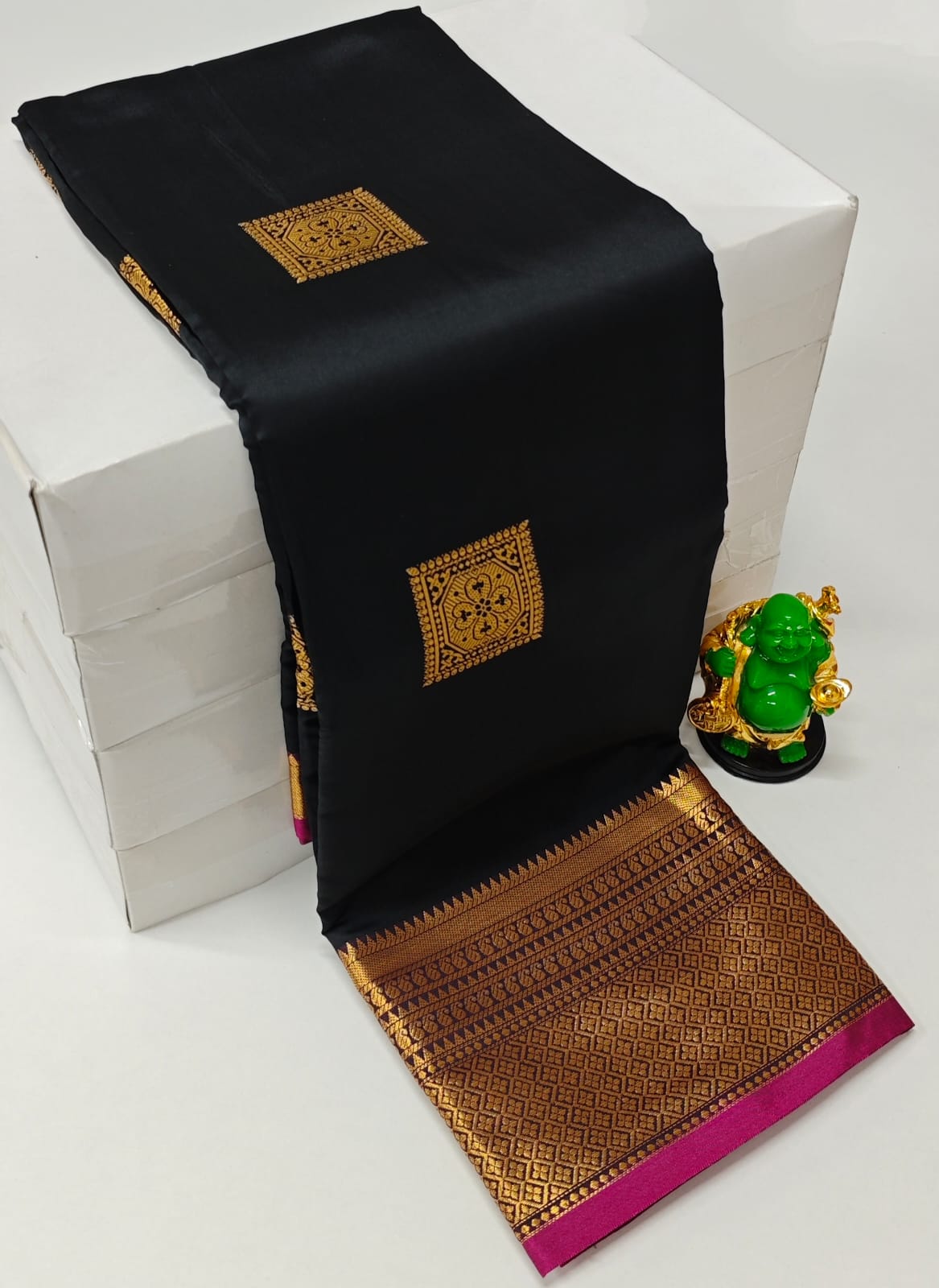 PREMIUM KANCHI SOFT SILK SAREES-3 - Image 2