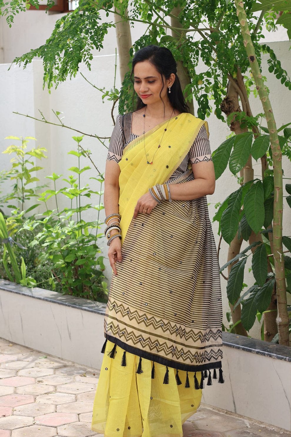 LINEN COTTON SAREES - Image 4