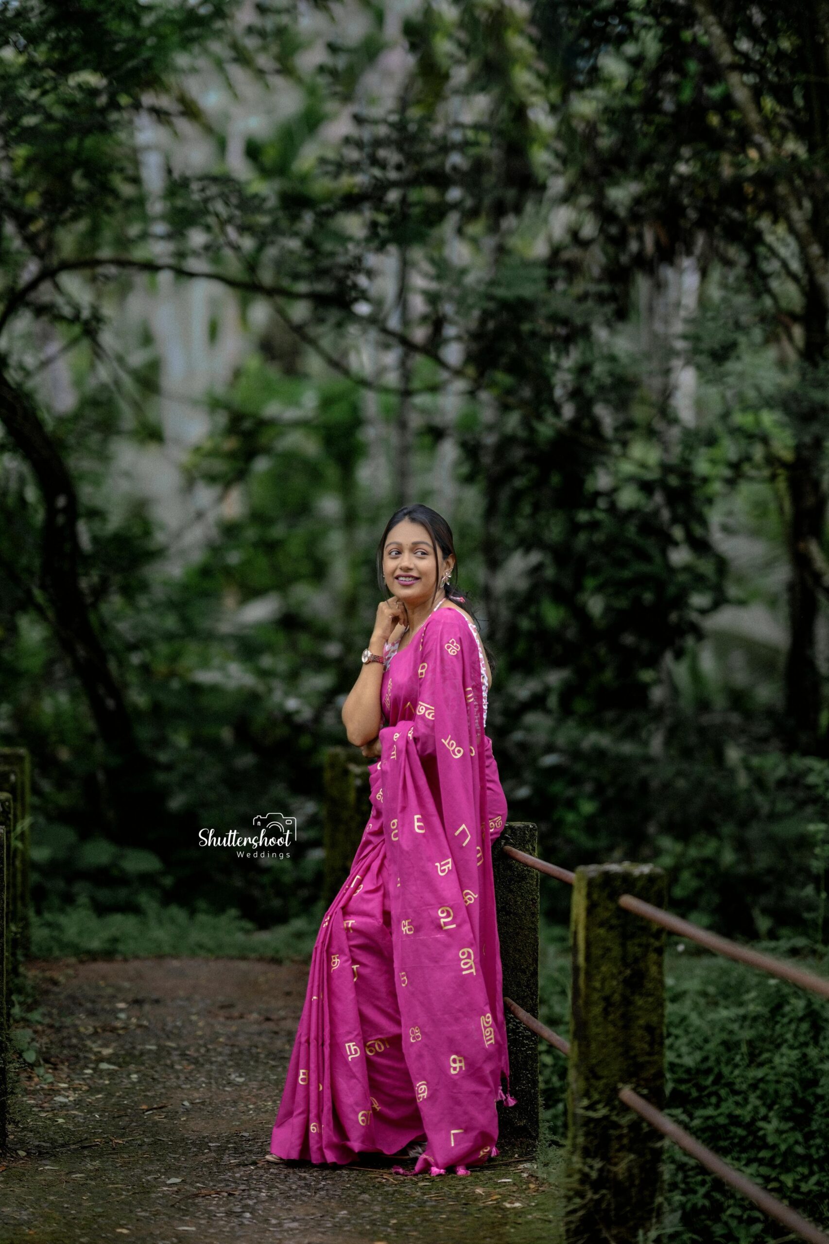 TAMIL LETTERS KHADI COTTON SAREES WITH BLOUSE - Image 5