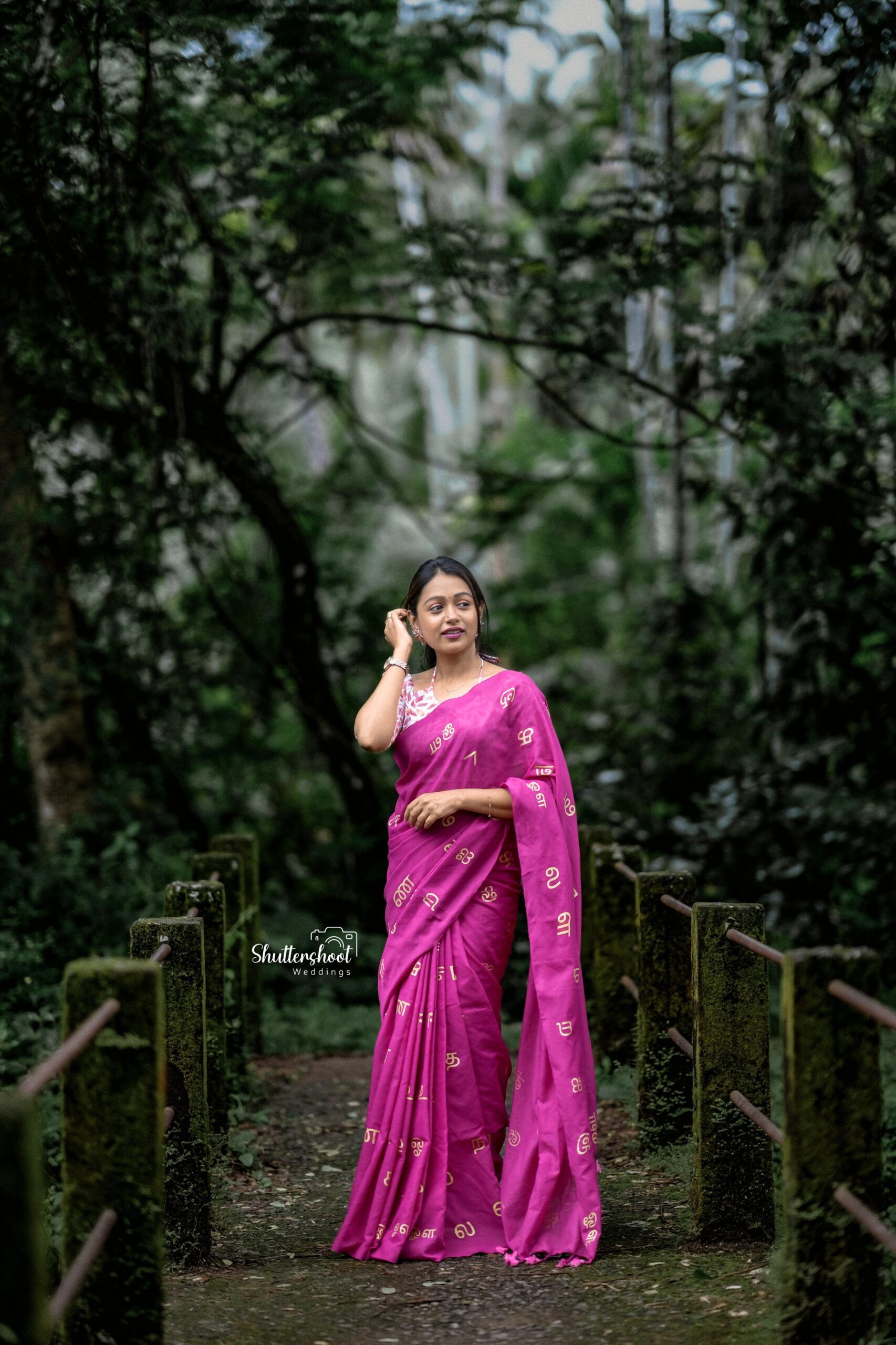 TAMIL LETTERS KHADI COTTON SAREES WITH BLOUSE - Image 4