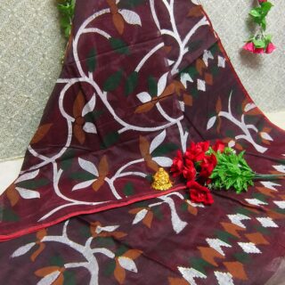 SILK COTTON DIGITAL PRINTING SAREES
