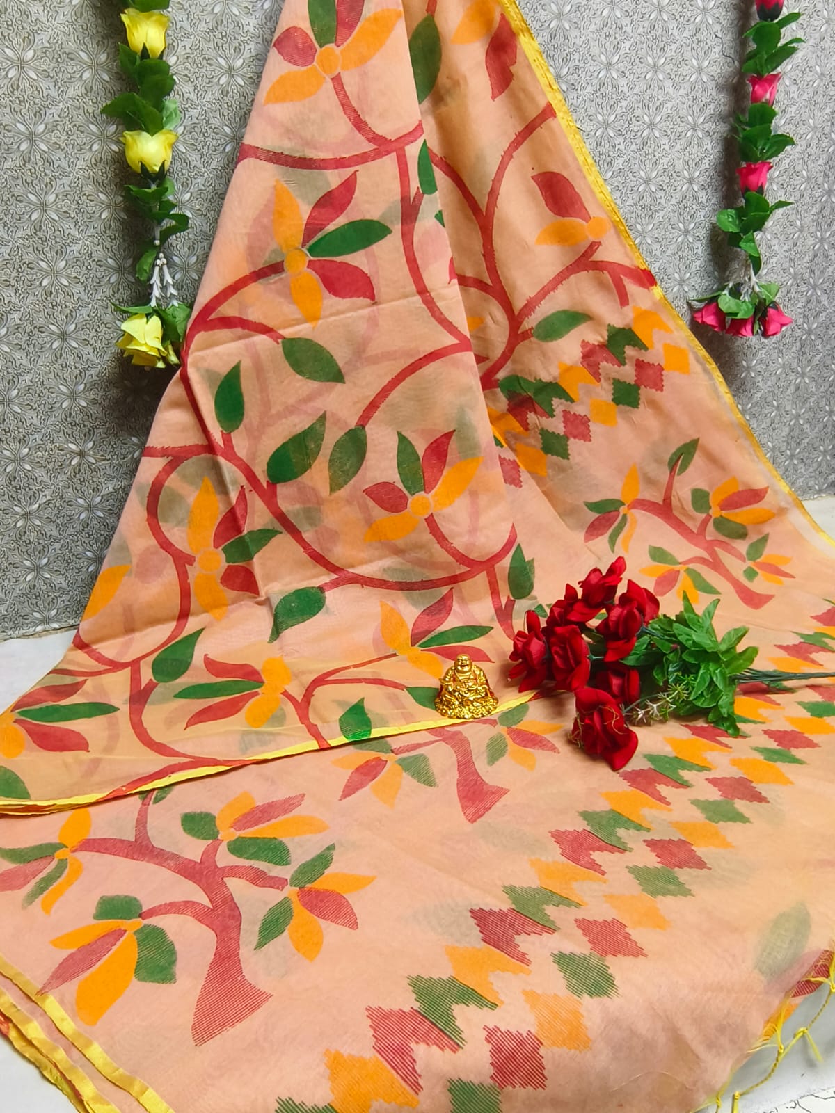 SILK COTTON DIGITAL PRINTING SAREES - Image 8