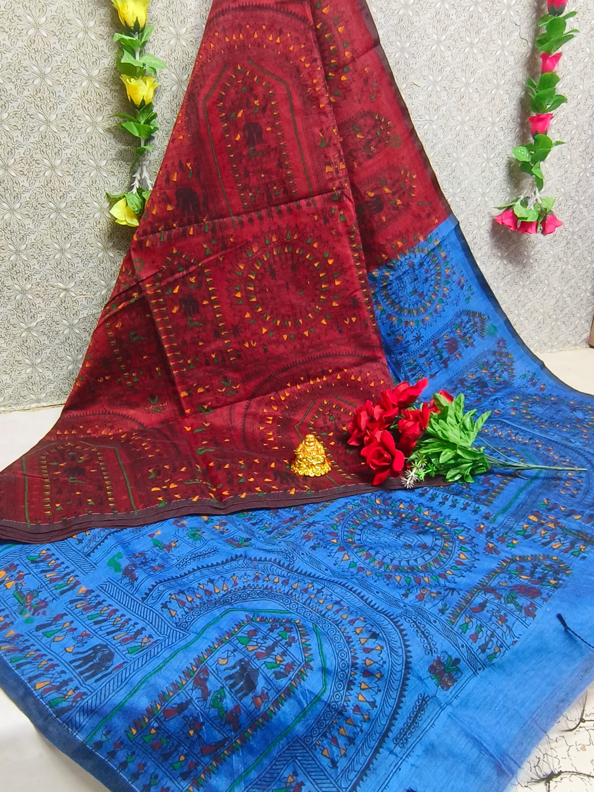 SILK COTTON DIGITAL PRINTING SAREES COLLECTION-2 - Image 6