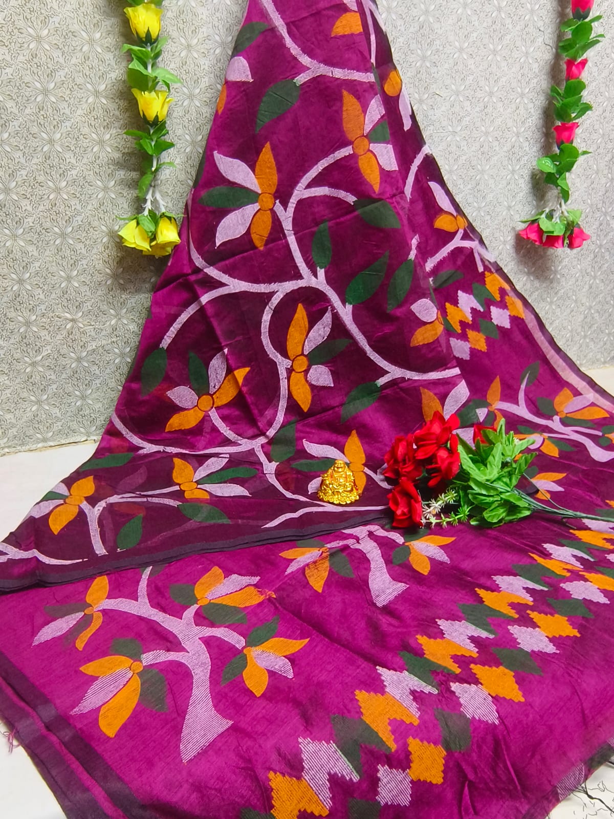 SILK COTTON DIGITAL PRINTING SAREES COLLECTION-2 - Image 4