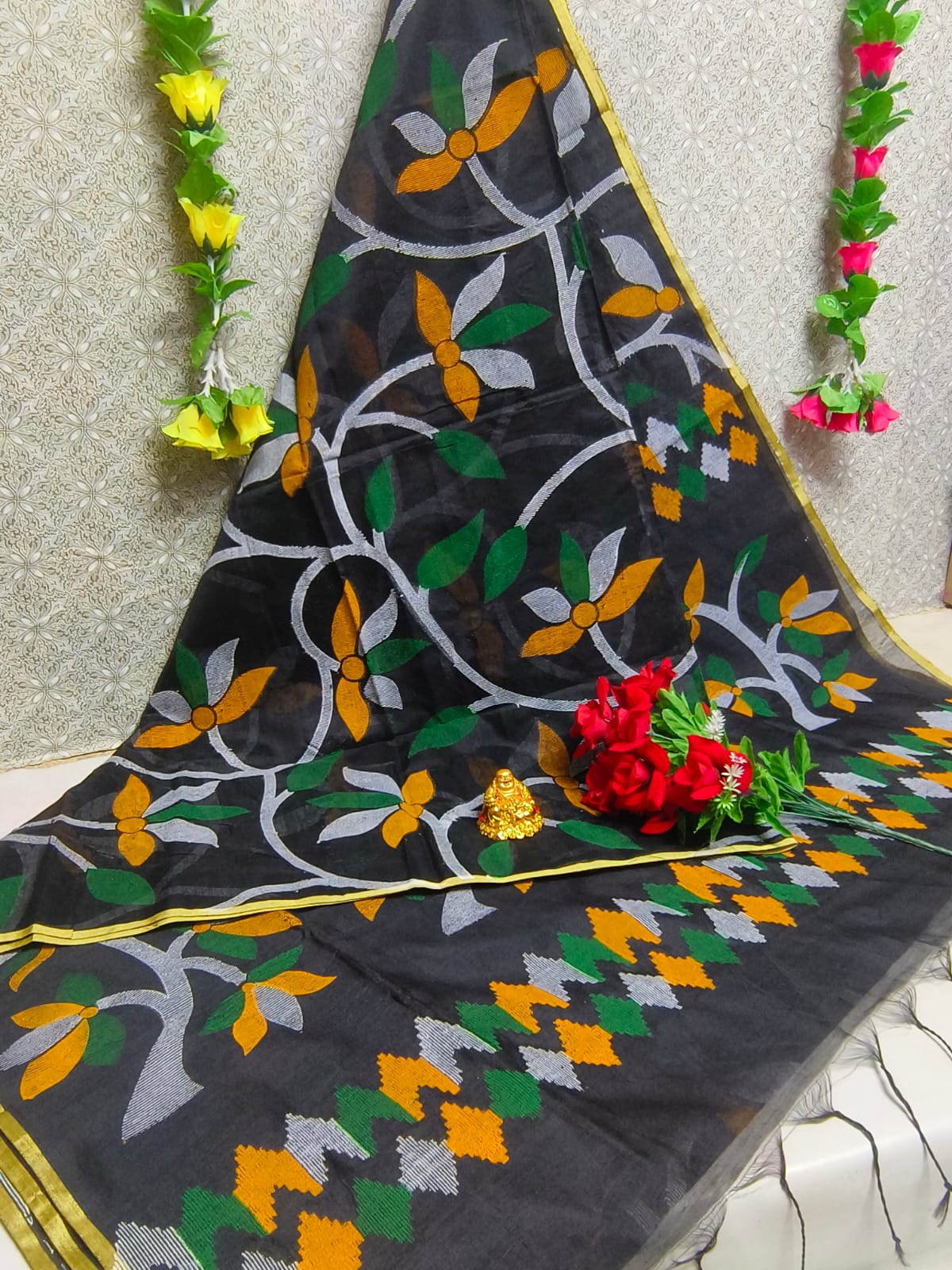 SILK COTTON DIGITAL PRINTING SAREES COLLECTION-2 - Image 3