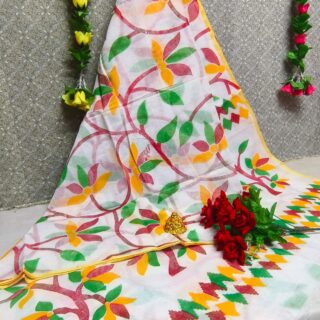 SILK COTTON DIGITAL PRINTING SAREES COLLECTION-2