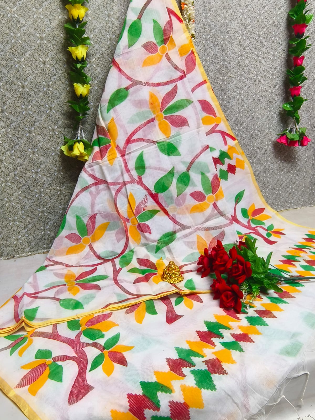 SILK COTTON DIGITAL PRINTING SAREES COLLECTION-2
