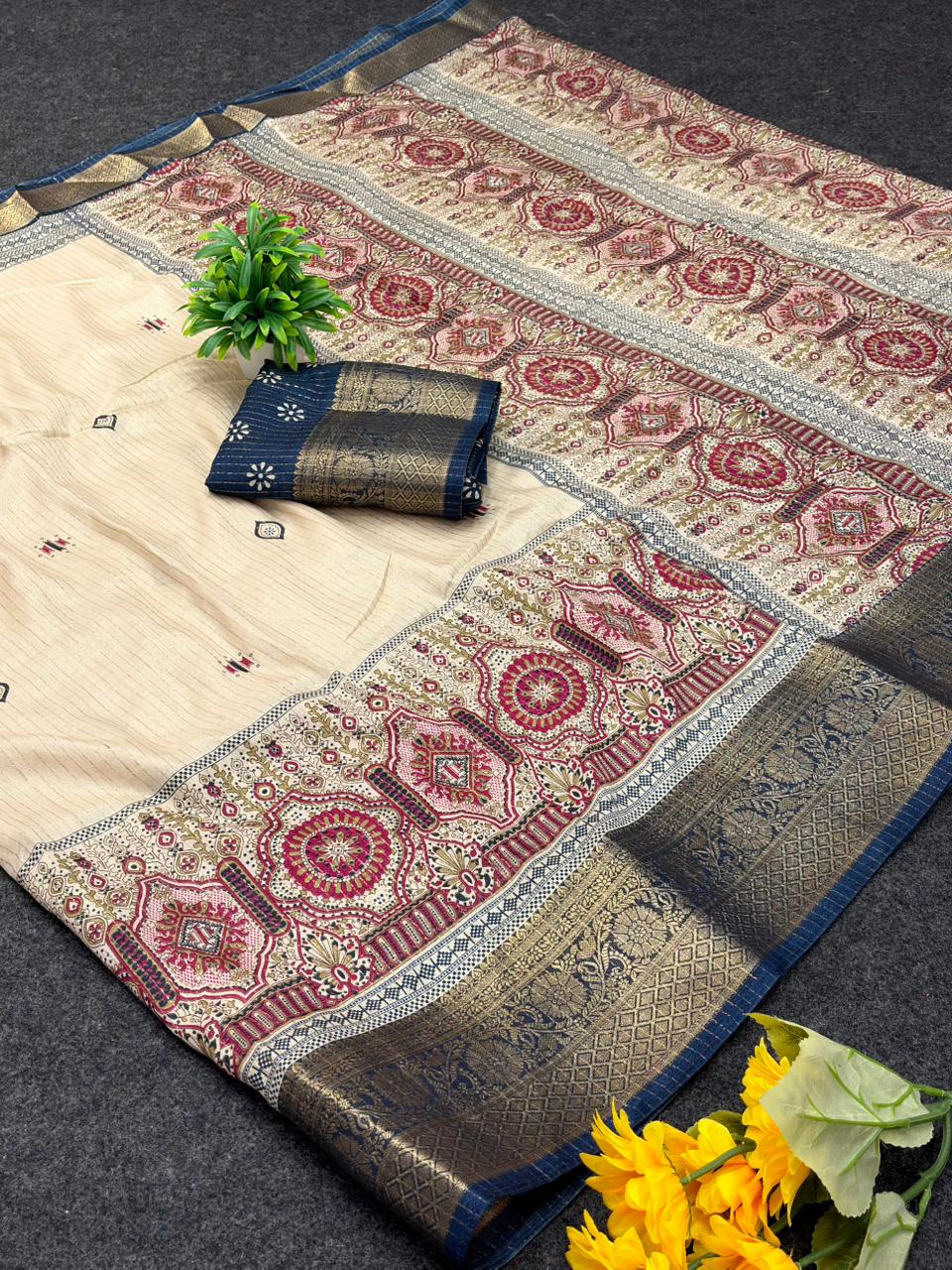 LUXURIOUS DOLA SILK SAREES-2 - Image 2