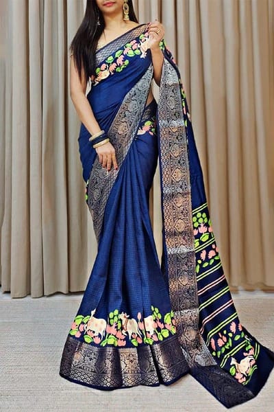 LUXURIOUS DOLA SILK SAREES-2 - Image 8