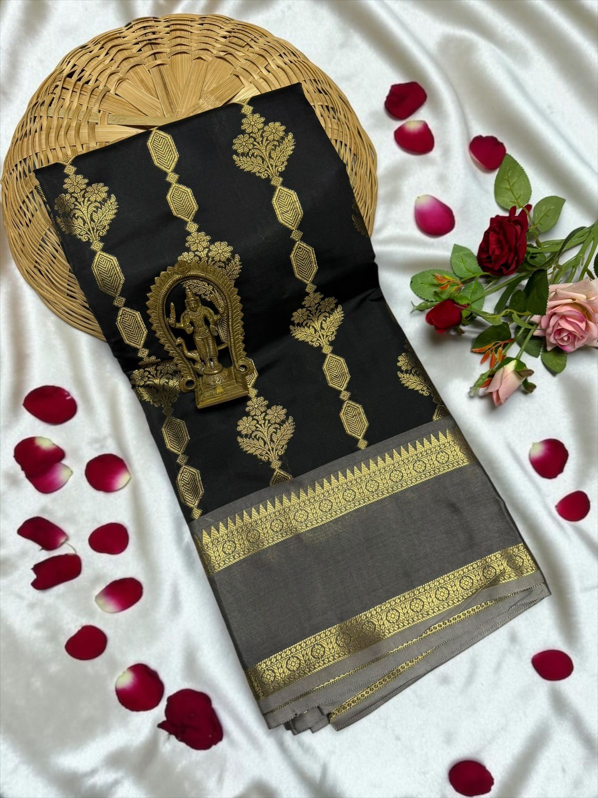 PREMIUM BANARASI COTTON SOFT SILK SAREES - Image 5