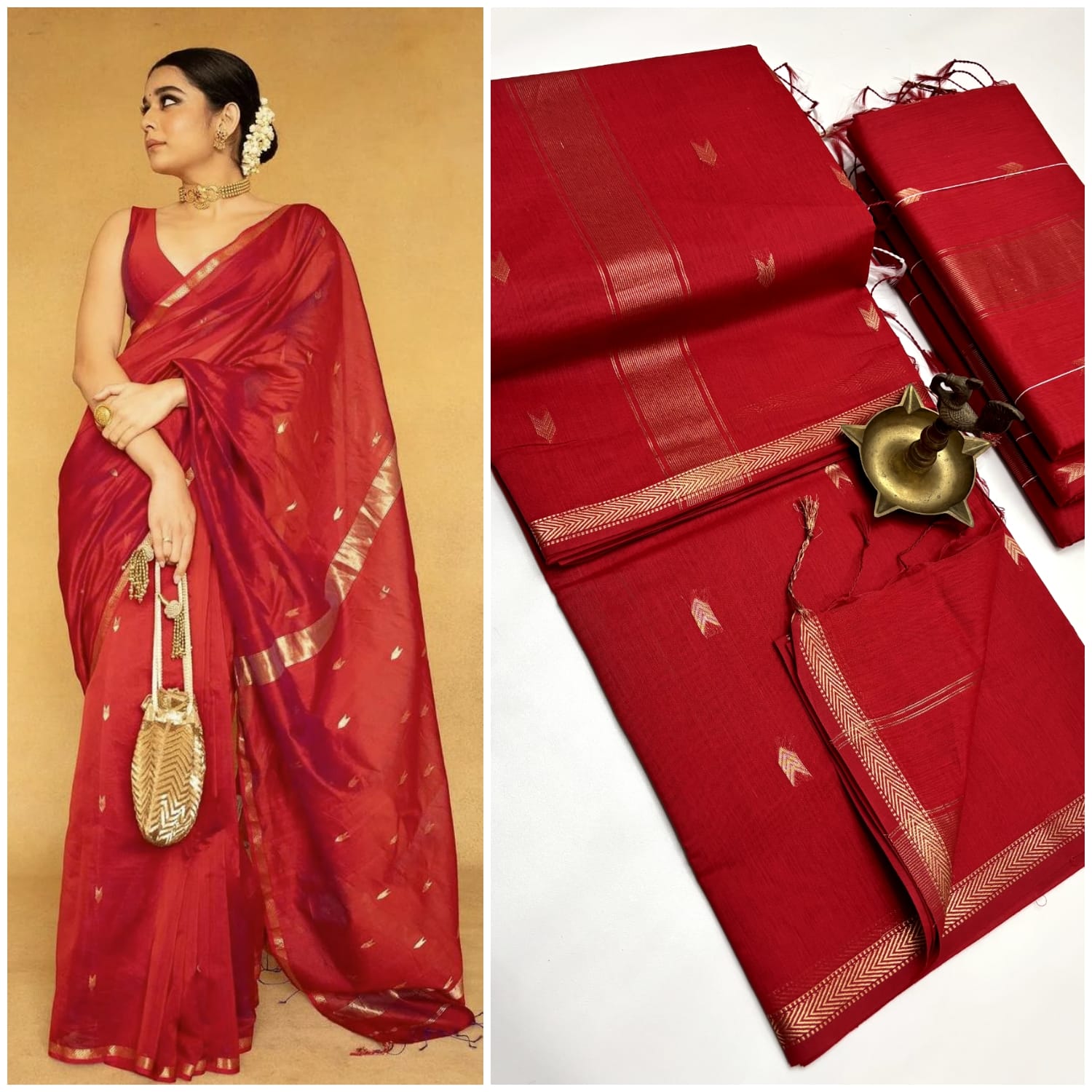 PREMIUM COTTON SILK SAREES-2 - Image 5
