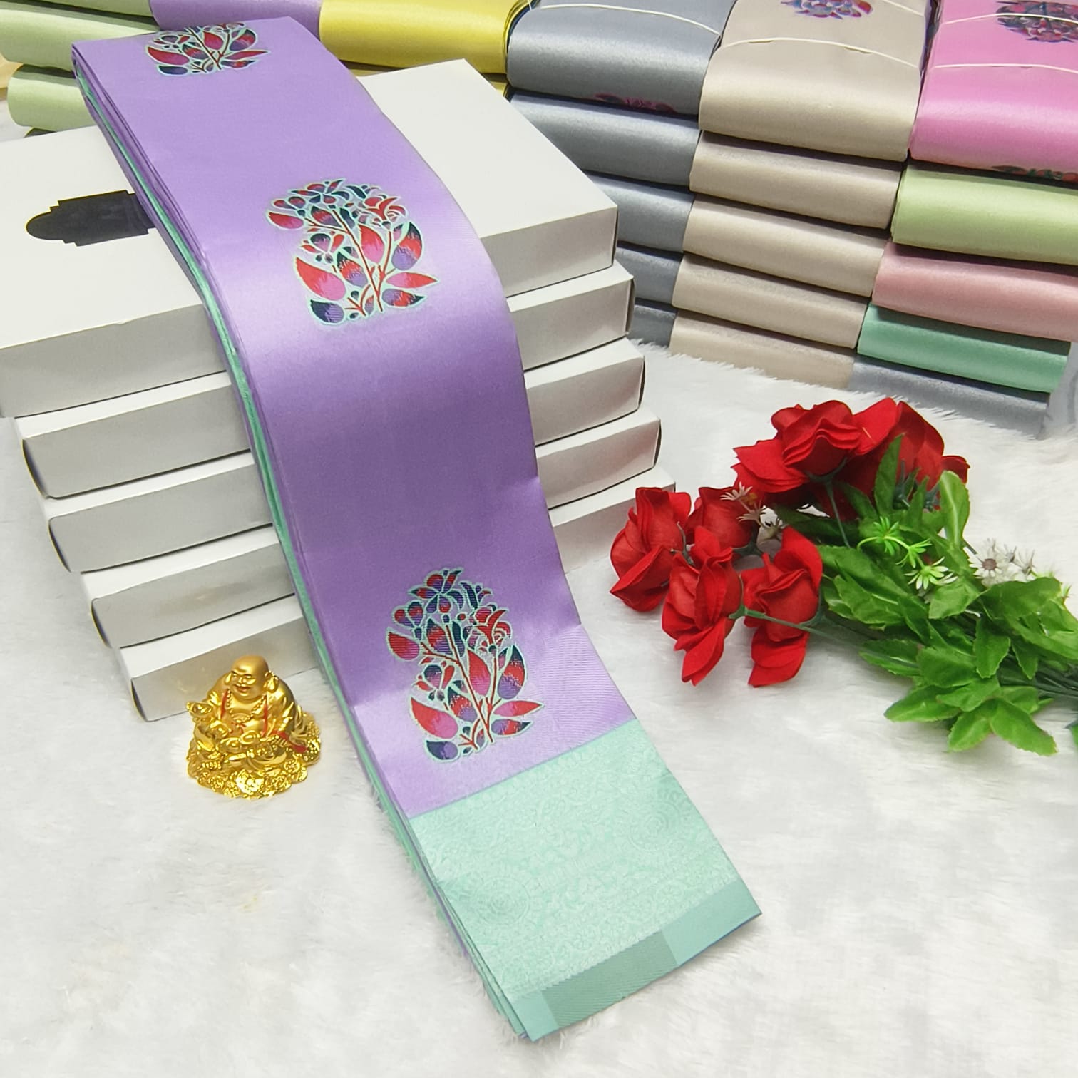 LIGHT WEIGHT SOFT SILK SAREES - Image 7