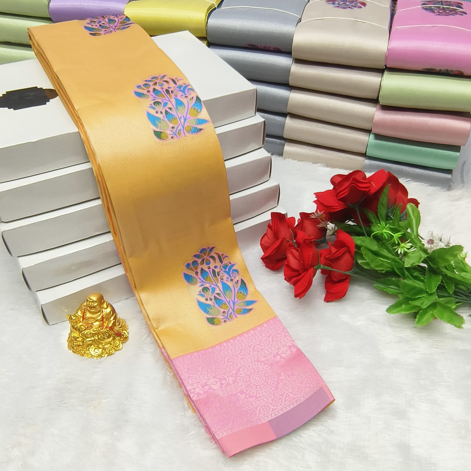 LIGHT WEIGHT SOFT SILK SAREES - Image 6