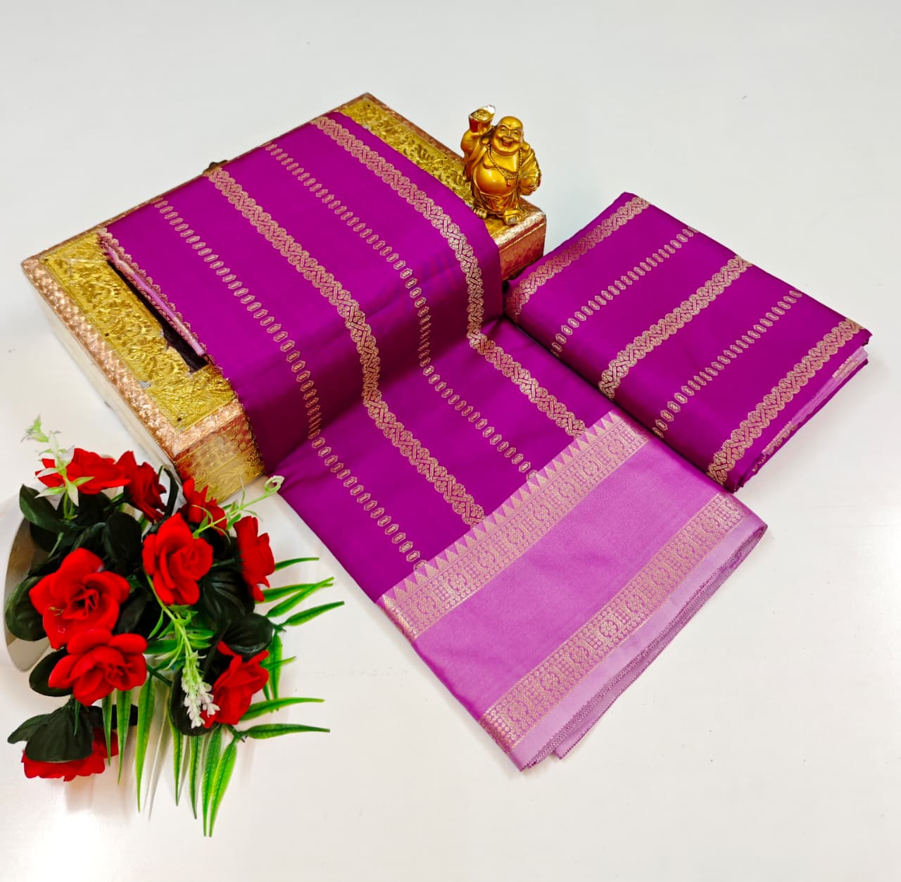 BANARASI COTTON SOFT SILK SAREES - Image 9